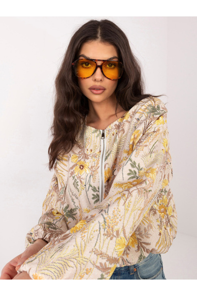 Italy Moda Women's Jacket, ITALY MODA, Polyester, Long Sleeve, Yellow, model ...