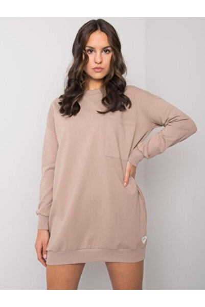 rue parıs Rochie Dama Maxi, Rochie dreapta, RUE PARIS, Bej inchis Eleganta Of...