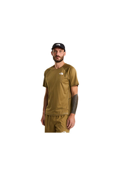 THE NORTH FACE تي شيرت M SUNRISER SS للرجال للاستخدام الخارجي NF0A8BBP2EL1 بني