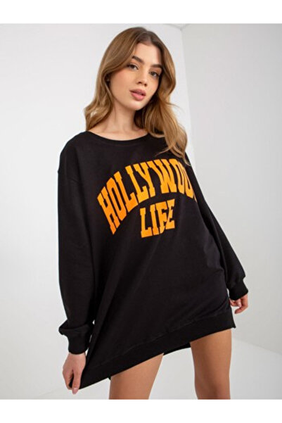 Vikki Women's Sweatshirt, Vikki, Cotton, Long Sleeve, Black, model VI-BL-3102...
