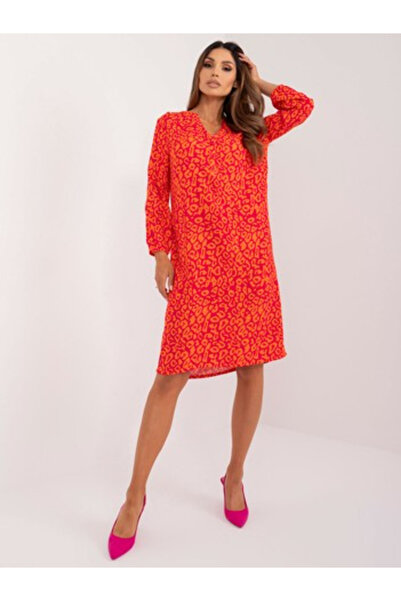 Sublevel Γυναικείο Φόρεμα, Sublevel, Βισκόζη, Φόρεμα Oversized, Φούξια, μοντέ...