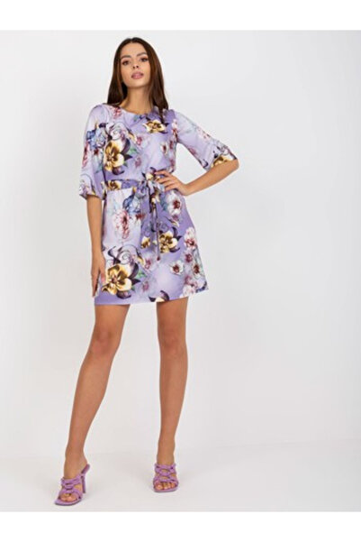 LAKERTA Rochie Dama, LAKERTA, Poliester, Rochie dreapta, Mov, model LK-SK-507...