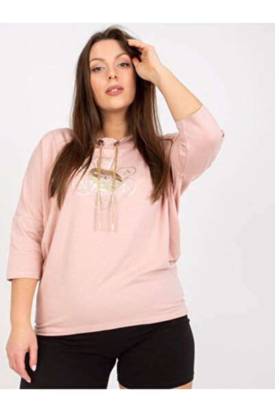 Relevance Bluza Dama Maneca 3/4, Imprimat, RELEVANCE, Roz Eleganta Office Mod...