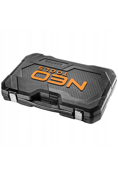 NEO Tools Set de chei tubulare 233 El. Trusă de scule 1/2 1/4 3/8 + set de șu...
