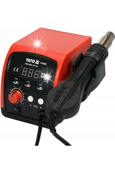 yato STAȚIE DE LITUITURĂ CU AER CALD CU AFIȘAJ LED 750W LITUITOR