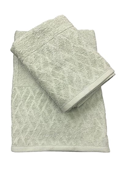 BAZİDİ TEKSTİL Bath and Hand Towel Set