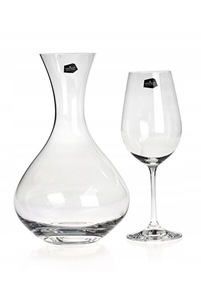 Bohemia Set pentru vin, apă și carafă VIOLA 6+1