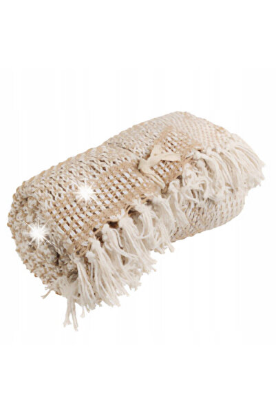 Home Styling Collection Pătură pentru canapea și pat, din bumbac, bej, cu fra...