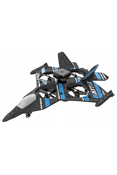 TOYSPLANET Dronă, Samolot, Avion telecomandat, Vânător, giroscop, RC, LED, USB
