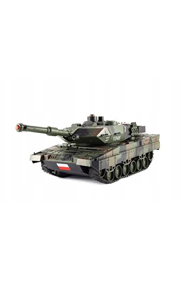 HH Poland Tanc LEOPARD MARE, CONTROLAT DE LA DISTANȚĂ, CU LUMINI LED, ALIMENT...
