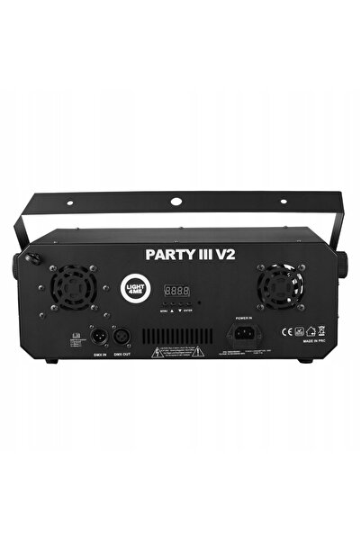 LIGHT4ME MULTIEFEKT LUMINOS LED DERBY GOBO WASH LASER PARTY III V2 PILOT