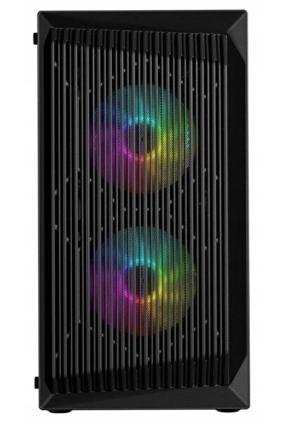 NO BRAND Carcasă LOGIC ATOS ARGB mATX/mITX Mini USB 3.0 Negru fără sursă de a...