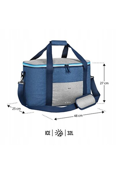 Nilsport Geantă termoizolantă pentru plajă, picnic, prânz, turism, 32 L