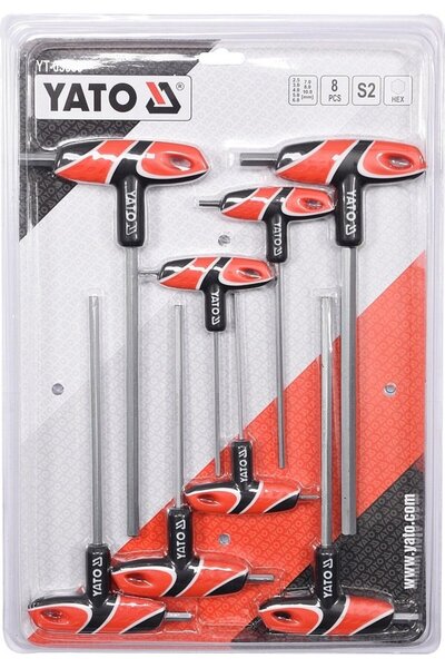 yato Set de chei hexagonale cu mâner din oțel YT-05583