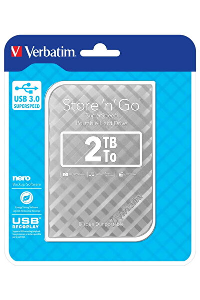 NO BRAND Hard disk extern Verbatim Store'n'Go 2TB HDD 2.5 " 5400 rpm USB 3.1 ...