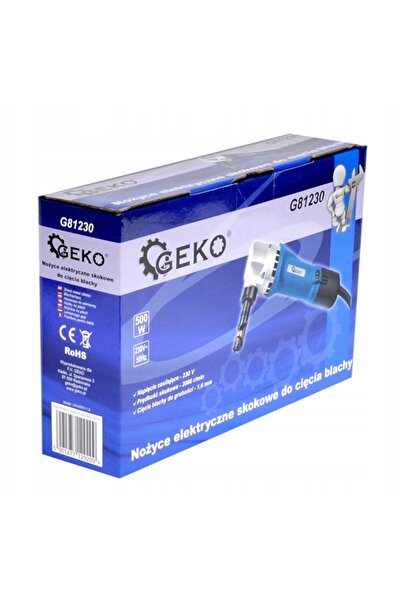 GEKO Foarfece electrice cu lamă oscilantă pentru tăiat tablă, 500W