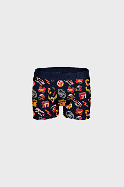 John Frank Pamuklu Desenli Boxer Erkek BOXER JFBP154