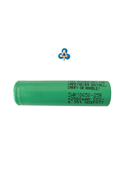 OEM Battery pack 18650 3.6V LI-ION 7500mA 20A Samsung with blades INR18650-25...