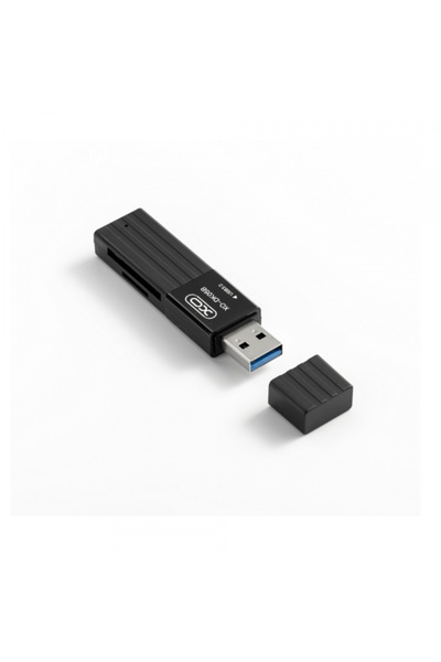XO Design Cititor Card USB 3.0 DK05B, SD - microSD, Negru