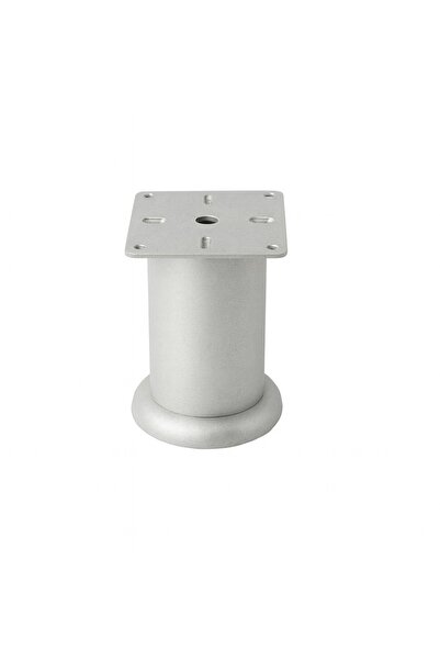 OEM WAW furniture leg, Ayagi, D 51, H 100, adjustable, metallic, aluminum finish