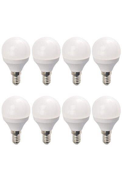 OEM Set 8 Becuri LED Drimus 6W E14 Lumina Rece DL 6064