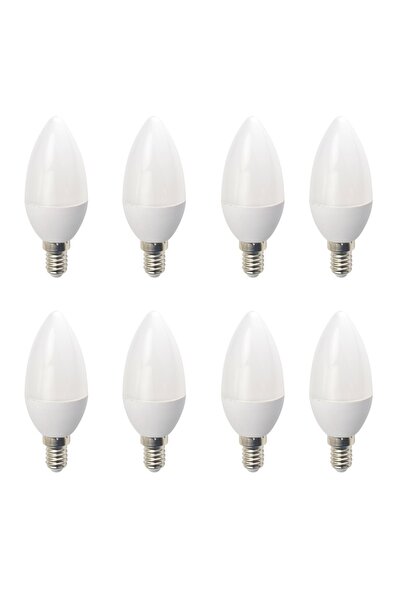 OEM Set 8 Becuri LED Drimus E14 6W lumina rece DL-6062