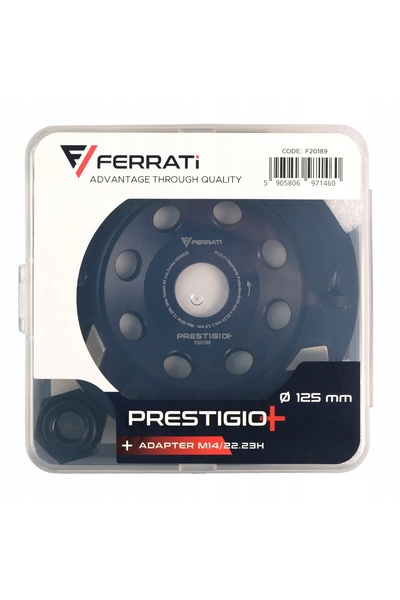 NO BRAND Disc abraziv diamantat PCD-F 125mm PRESTIGIO PLUS FERRATi