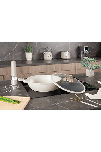 NO BRAND Oală joasă de 3.8L cu capac de 30cm, Berlinger Haus Bh-8069 Sahara