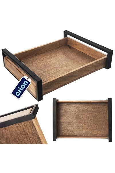 Orionis Platou de servire din lemn, decorativ, stil Loft, ORION 35,5 x 27 cm