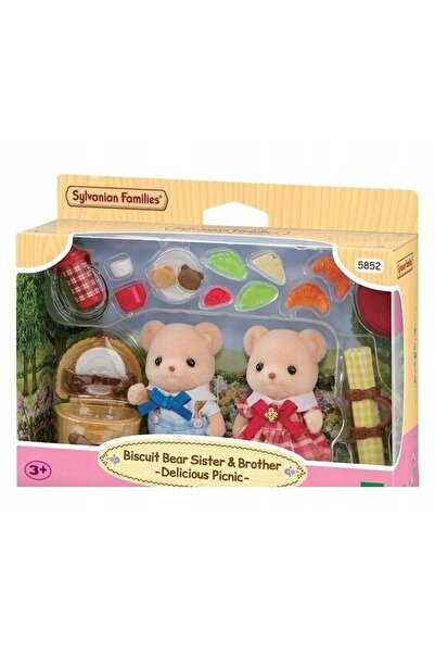 Epoch Games SYLVANIAN ursuleți, surorile și fratele la picnic 05852