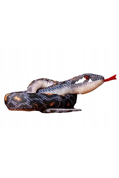 LeanToys Mascota de pluș șarpe gri 210 cm