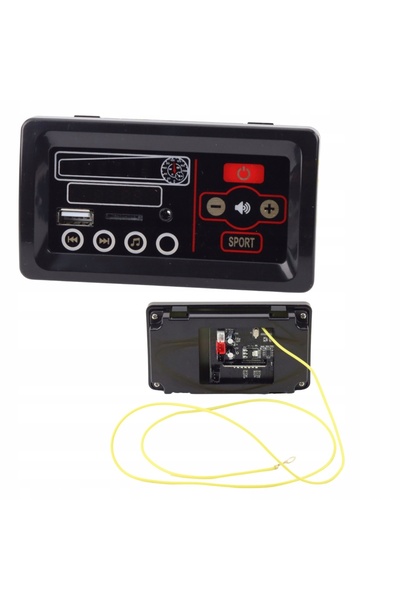 LeanToys Panou muzical auto cu alimentare la baterie - 12V