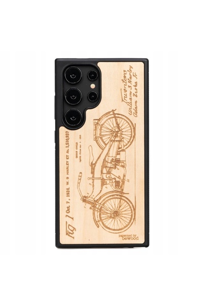 BewooDesign Husă din lemn Bewood pentru Samsung Galaxy S25 Ultra HARLEY PATEN...