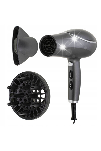 Camryn's Uscător de păr puternic 2200W Ionizare Difuzor Concentrator Aer rece