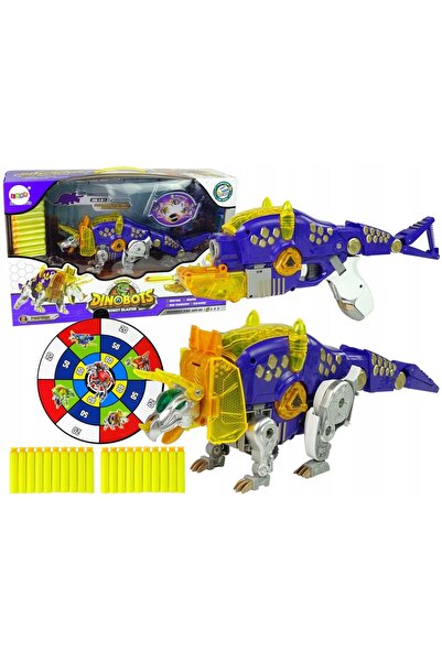 LeanToys Dinobots 2 în 1 Pistol cu Dinozauri și Proiectile