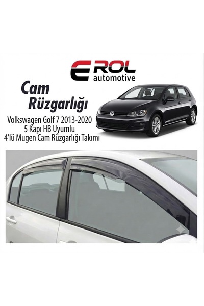 Erol VOLKSWAGEN GOLF 7 (2013-2020) 4'LÜ HB MUGEN CAM RÜZGARLIĞI