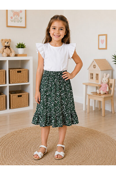 SANTRALBEBE تنورة ملفوفة للفتيات