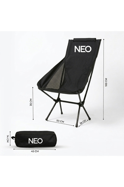 Neo Class Neo Trail Premium Katlanır Kamp Sandalyesi | Kolay Kurulum, 120KG T...