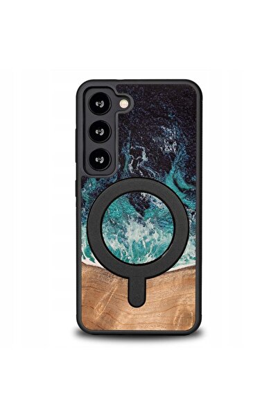 BewooDesign Husă Bewood Unique pentru Samsung Galaxy S23 - Dream Island cu Ma...