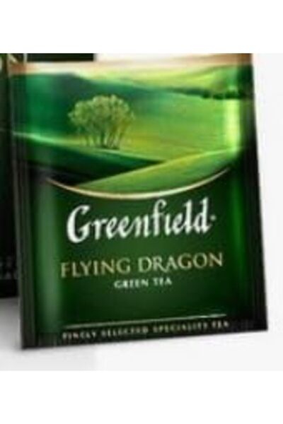 New greenfield GREENFIELD GREEN TEA FLYING DRAGON TEA BAGS 100 Pcs (1.8x100pcs)