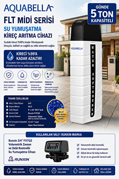 AQUA BELLA Dijital Bina Girişi Su Yumuşatma Cihazı