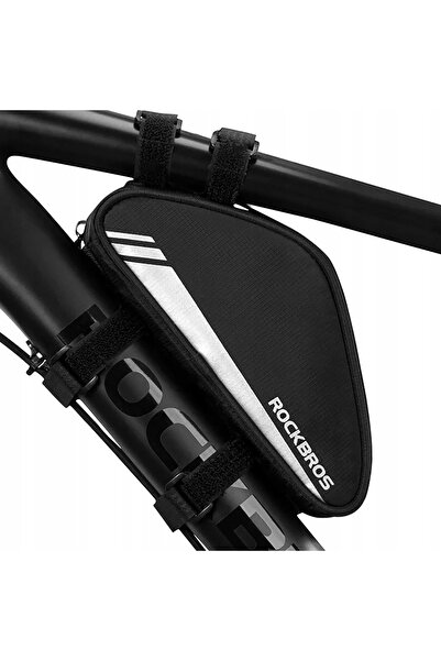 ROCKBROS Geantă de bicicletă pentru cadru B55-BK Negru