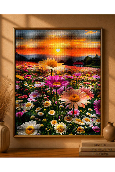 DNZt 5D Diamond Painting 50x40 cm Elmas Mozaik Boncuklu Taşlı Goblen Pano Tab...