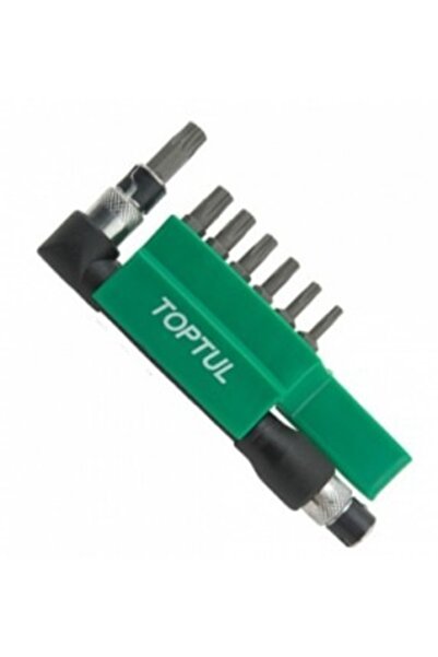 TOPTUL Screwdriver bit Top Bottom Set 30mm (8 pieces)