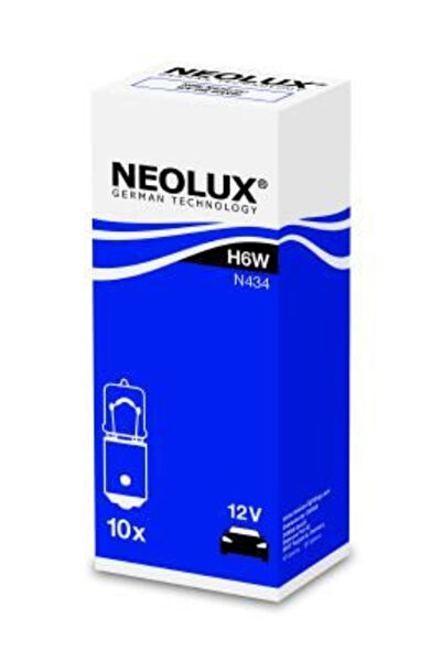 NEOLUX Bec H6W 12V 6W BAX9s