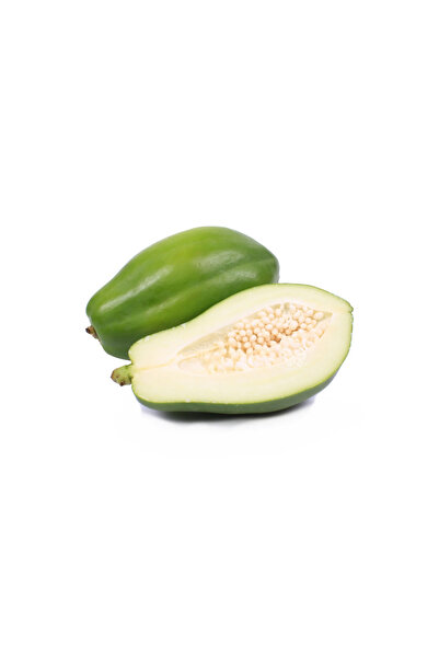 SalMall Yeşil Papaya 1 Kg Taze Yerli Ham Papaya Salatalık Som Tam Green Papaya