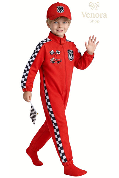 VENORA SHOP UNISEX F1 ÇOCUK YARIŞÇI KOSTÜMÜ