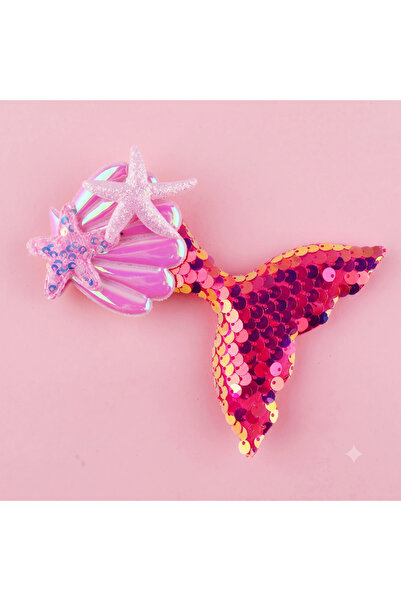 Jeevee Sequin Mermaid Girl's Crocodile Clip Buckle - Birthday-Party-Concept