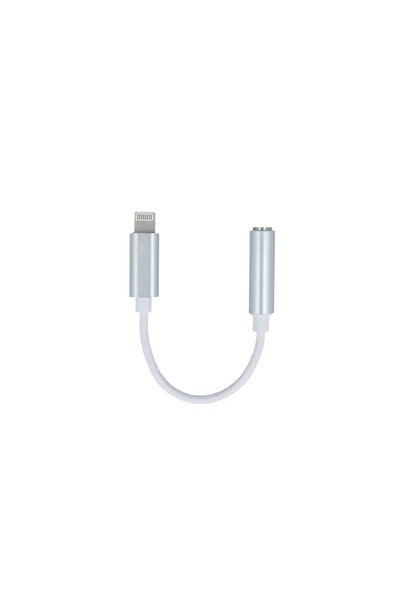 OEM Setty αντάπτορας Lightning σε Headphone Jack 3,5mm σε ασημί χρώμα