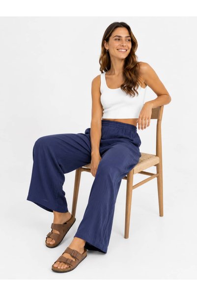 Cuckoo Cotton Muslin Women's Trousers